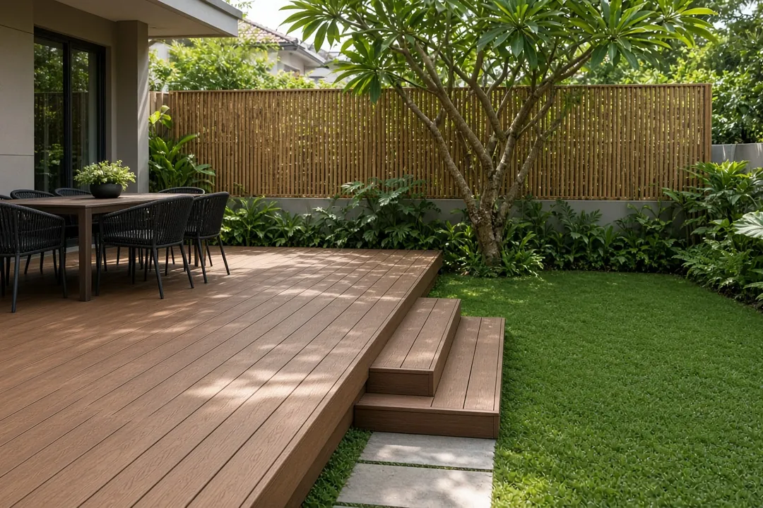 Garden & patio WPC decking in Singapore